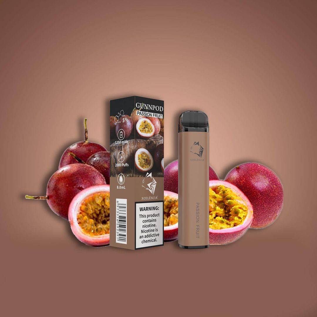 GUNNPOD PASSIONFRUIT - 2000 PUFFS — Buy Online Australia | Buy Vape Online