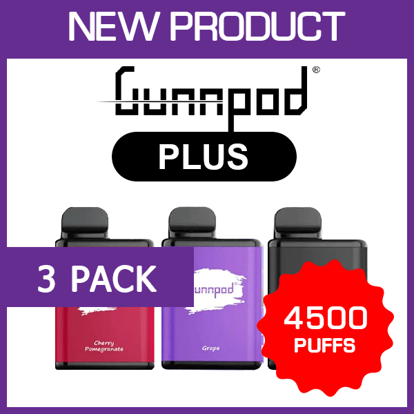 GUNNPOD PLUS CHERRY POMEGRANATE ICE - 4500 PUFFS — Buy Online Australia | Buy Vape Online