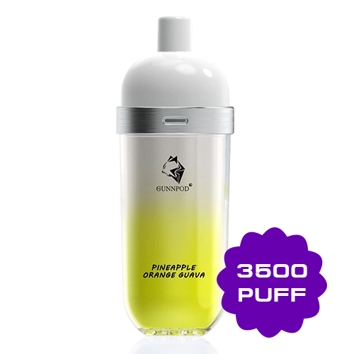 GUNNPOD WAVE PINEAPPLE ORANGE GUAVA - 3500 PUFFS — Buy Online Australia | Buy Vape Online