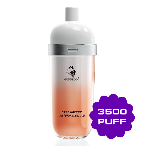 GUNNPOD WAVE STRAWBERRY WATERMELON ICE - 3500 PUFFS — Buy Online Australia | Buy Vape Online