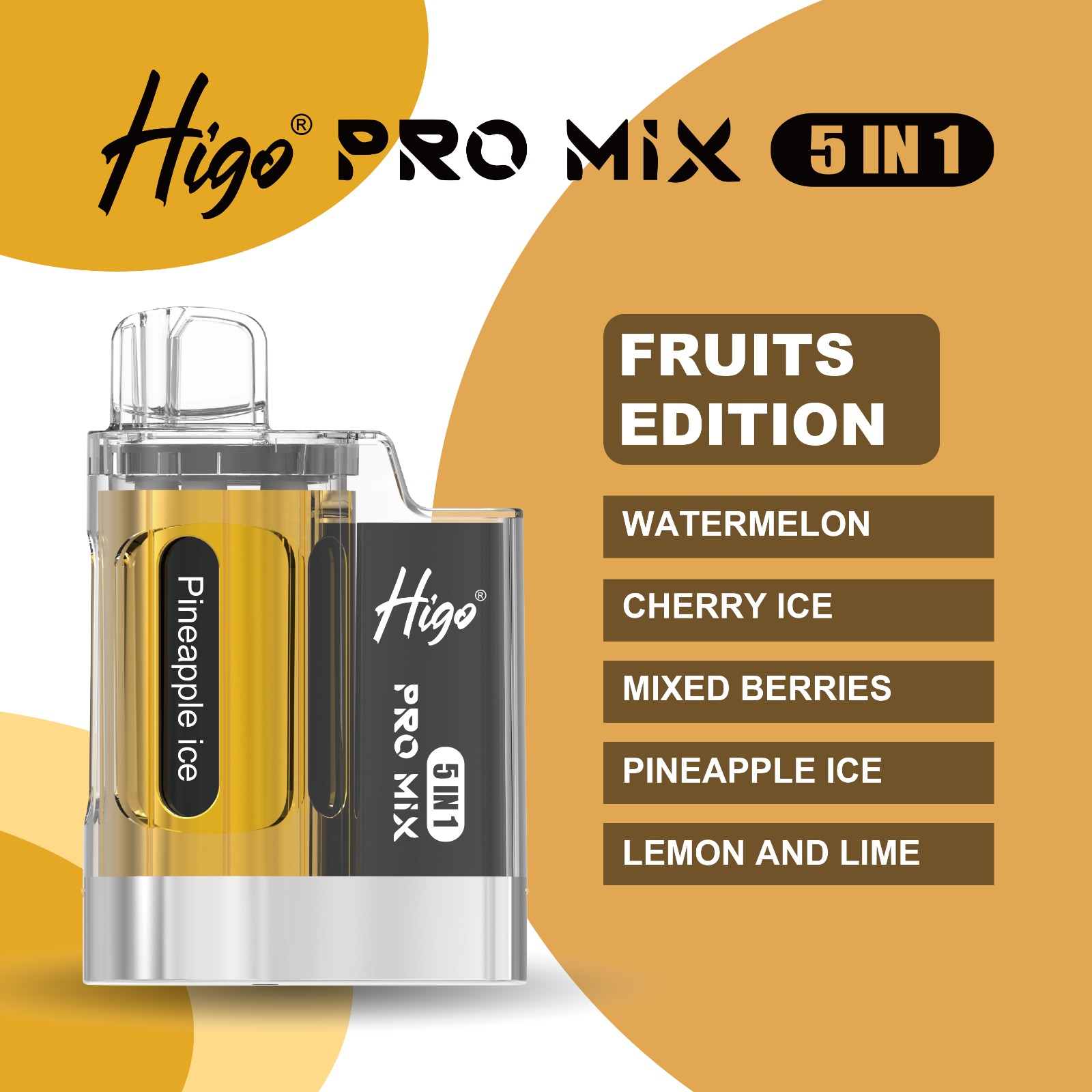 Higo PRO MIX 5 IN 1 - ICE EDITION - 6000 PUFFS — Buy Online Australia | Buy Vape Online