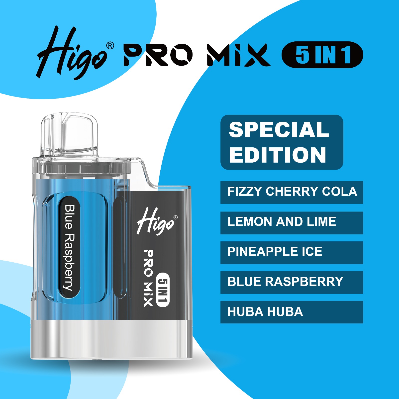 Higo PRO MIX 5 IN 1 - SPECIAL EDITION - 6000 PUFFS — Buy Online Australia | Buy Vape Online