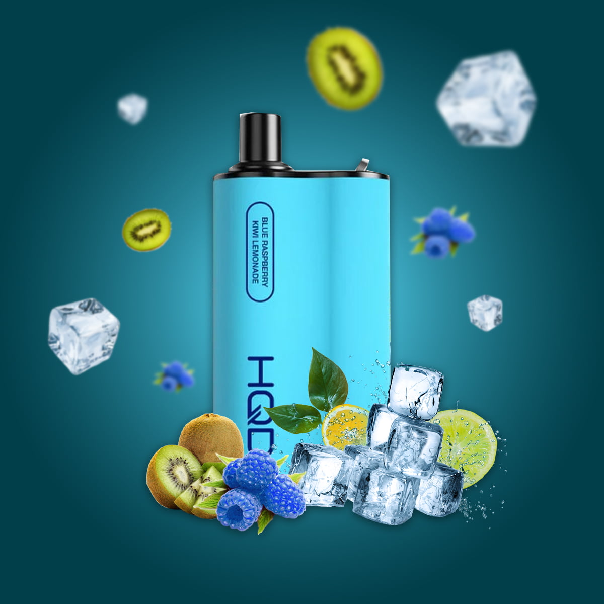 HQD BOX BLUE RASPBERRY KIWI LEMONADE - 4000 PUFFS — Buy Online Australia | Buy Vape Online