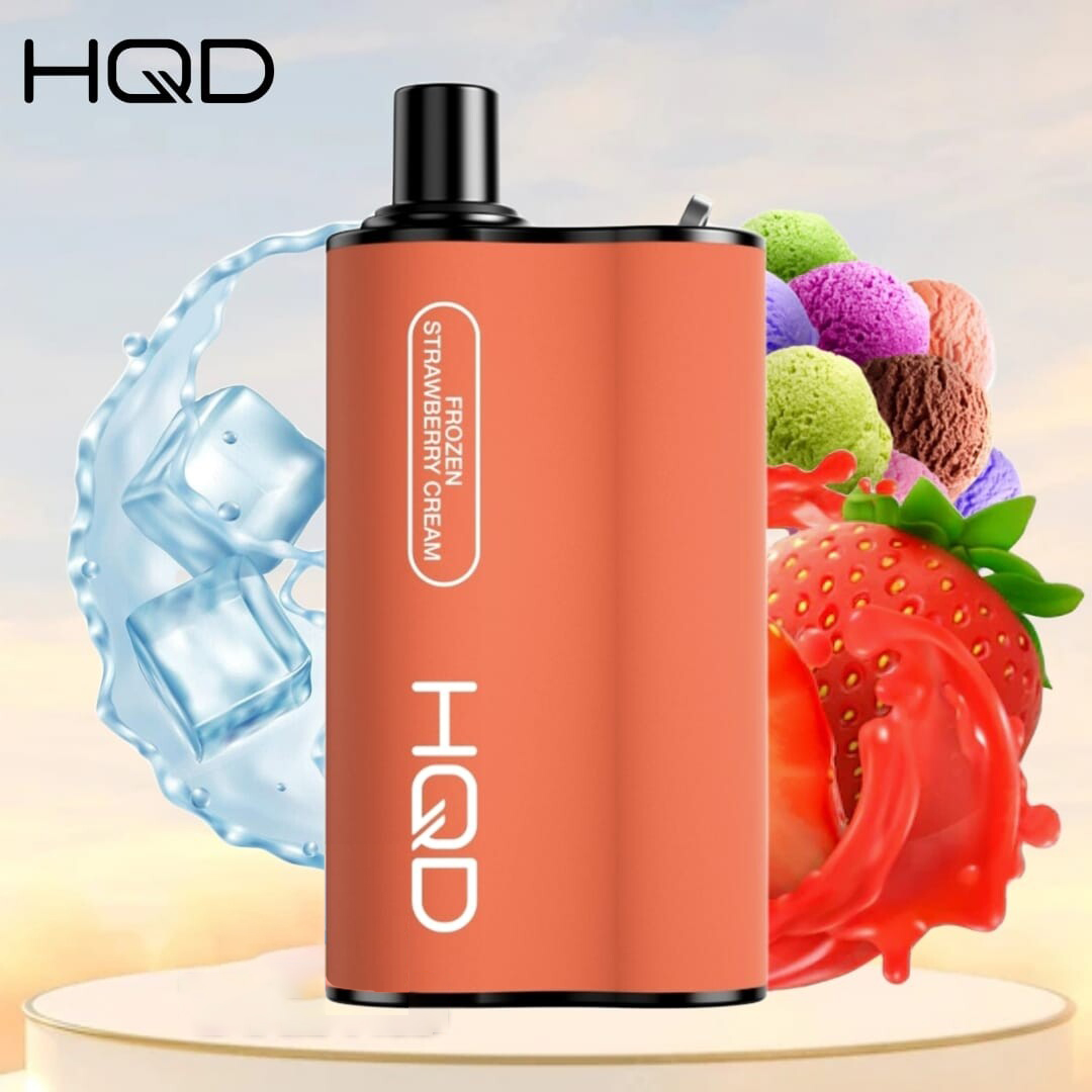 HQD BOX FROZEN STRAWBERRY CREAM - 4000 PUFFS — Buy Online Australia | Buy Vape Online