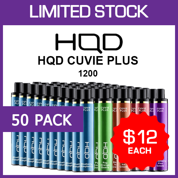 HQD CUVIE PLUS - 1200 PUFFS - 50 PACK — Buy Online Australia | Buy Vape Online