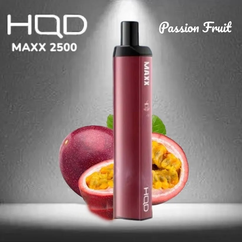 HQD MAXX PASSIONFRUIT - 2500 PUFFS — Buy Online Australia | Buy Vape Online