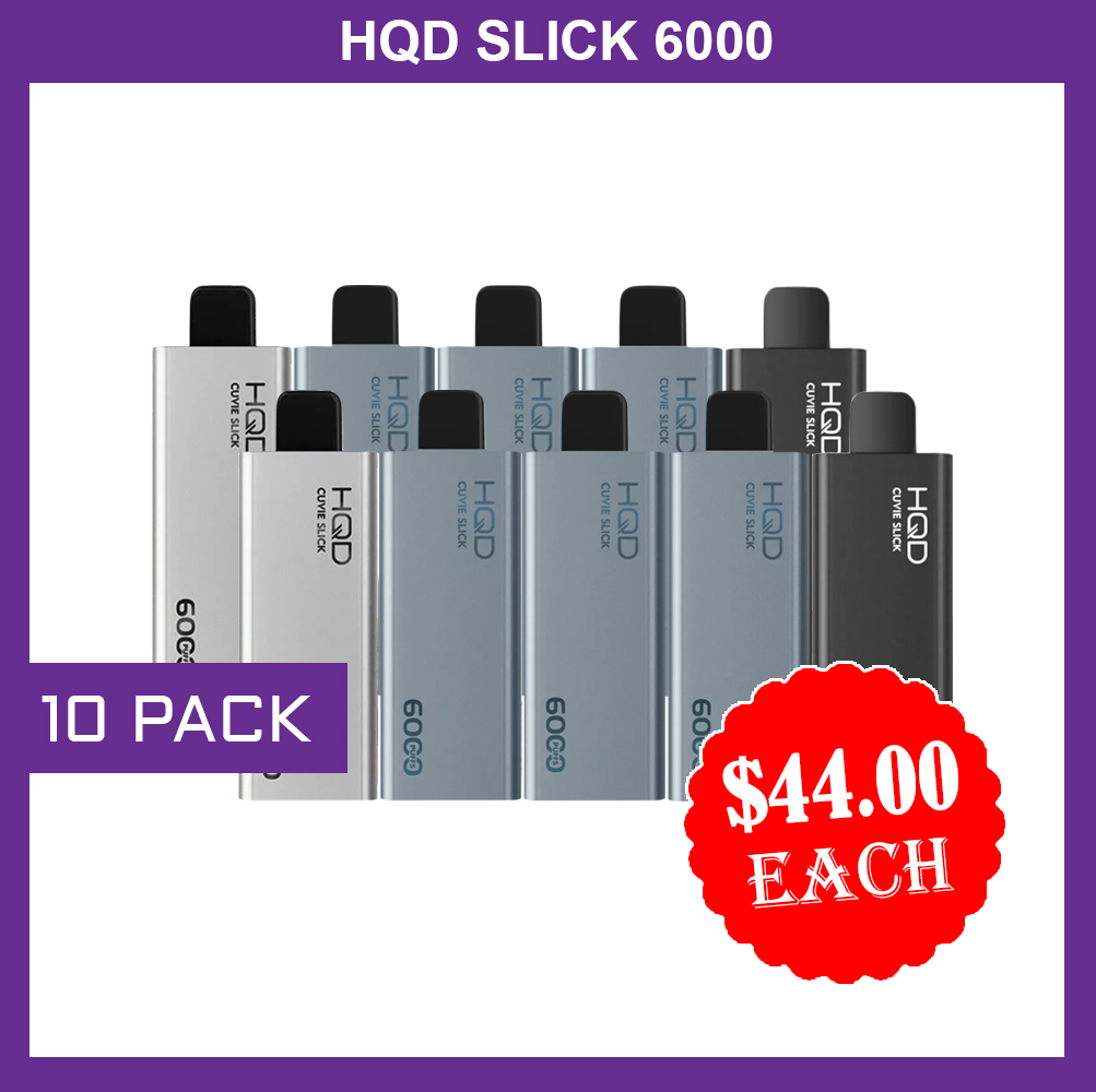 HQD SLICK - 10 PACK - 6000 PUFFS — Buy Online Australia | Buy Vape Online