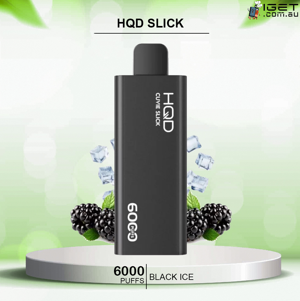 HQD SLICK BLACK ICE - 6000 PUFFS — Buy Online Australia | Buy Vape Online