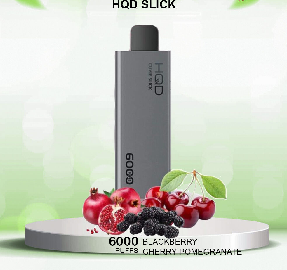 HQD SLICK BLACKBERRY CHERRY POMEGRANATE - 6000 PUFFS — Buy Online Australia | Buy Vape Online