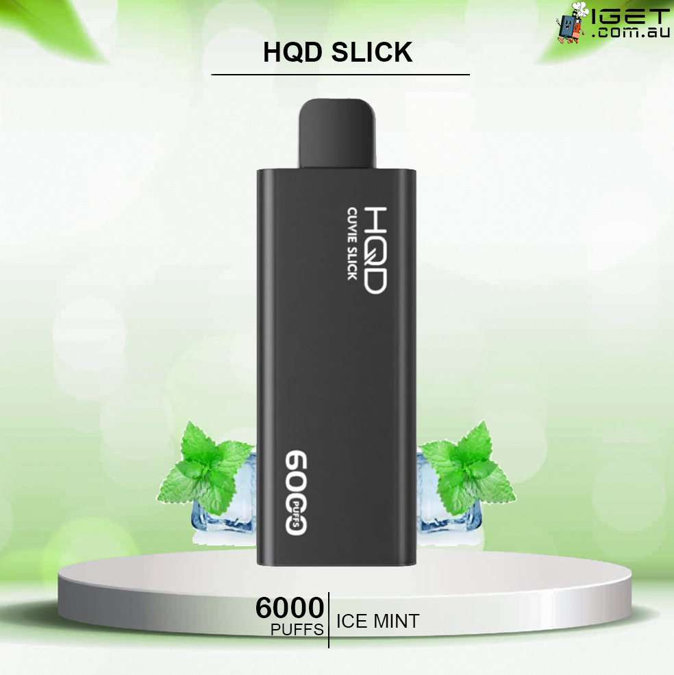 HQD SLICK ICE MINT - 6000 PUFFS — Buy Online Australia | Buy Vape Online