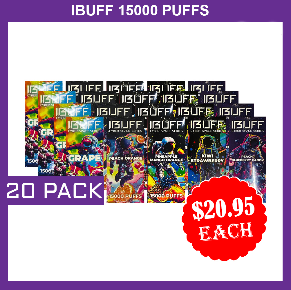 IBUFF SHISHA 15000 PUFFS - 20 PACK — Buy Online Australia | Buy Vape Online
