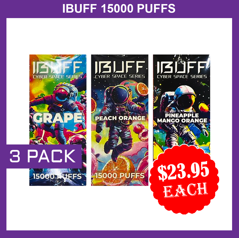 IBUFF SHISHA 15000 PUFFS - 5 PACK — Buy Online Australia | Buy Vape Online