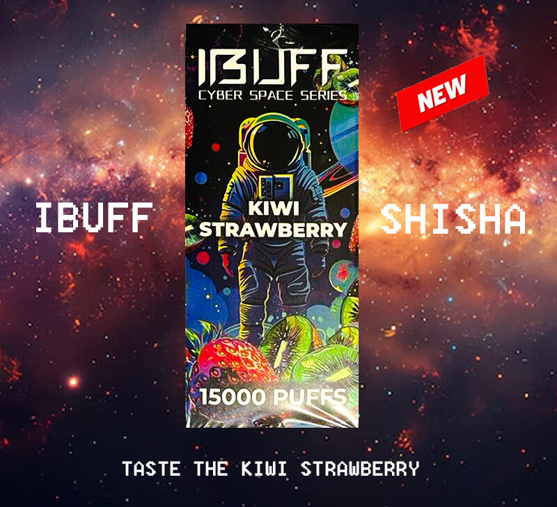 IBUFF SHISHA - KIWI STRAWBERRY - 15000 PUFFS — Buy Online Australia | Buy Vape Online