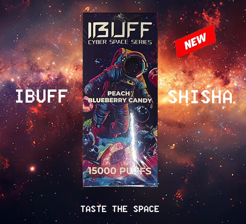 IBUFF SHISHA - PEACH BLUEBERRY CANDY - 15000 PUFFS — Buy Online Australia | Buy Vape Online