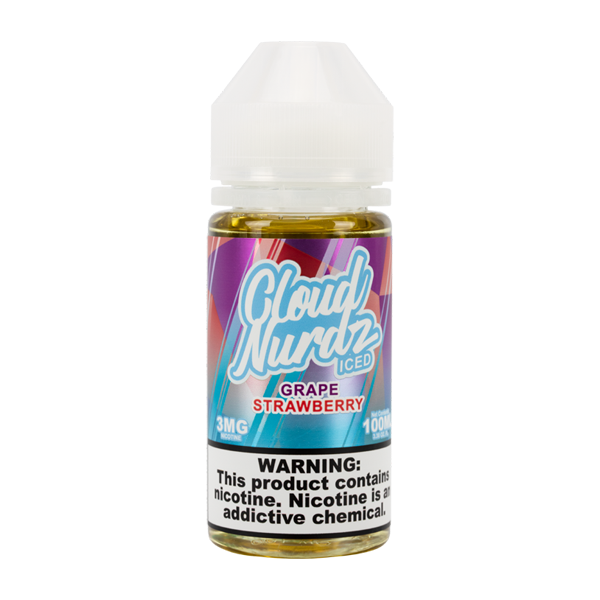 Iced Grape Strawberry by Cloud Nurdz 100mL — Buy Online Australia | Buy Vape Online