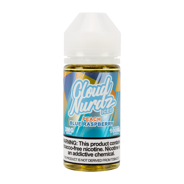 Iced Peach Blue Raspberry by Cloud Nurdz 100mL — Buy Online Australia | Buy Vape Online