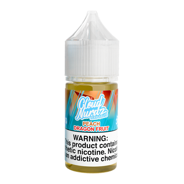 Iced Peach Dragon Fruit Cloud Nurdz Salts — Buy Online Australia | Buy Vape Online