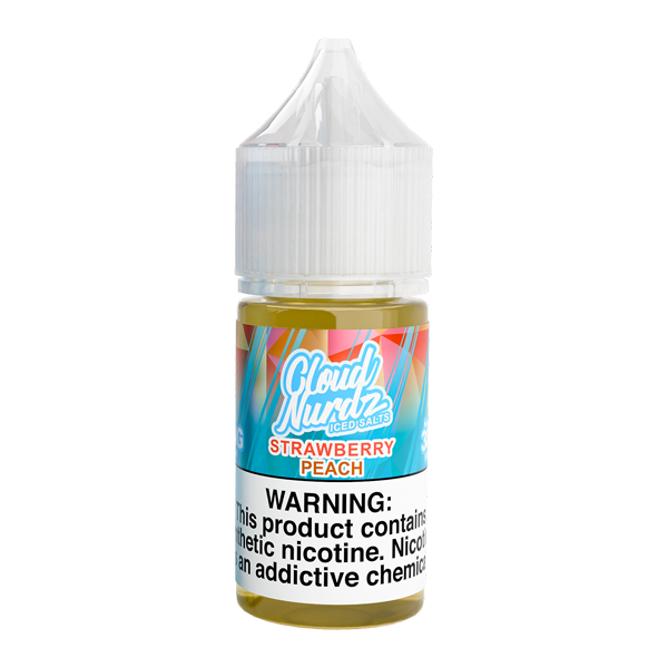 Iced Strawberry Peach Cloud Nurdz Salts — Buy Online Australia | Buy Vape Online