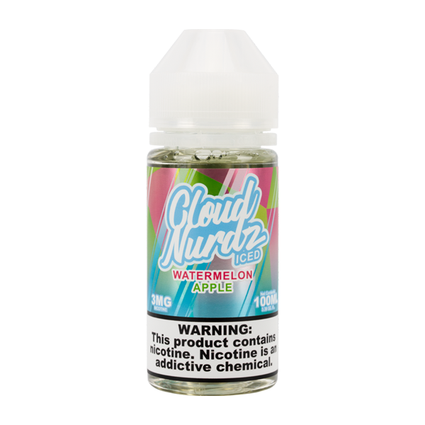 Iced Watermelon Apple by Cloud Nurdz 100mL — Buy Online Australia | Buy Vape Online