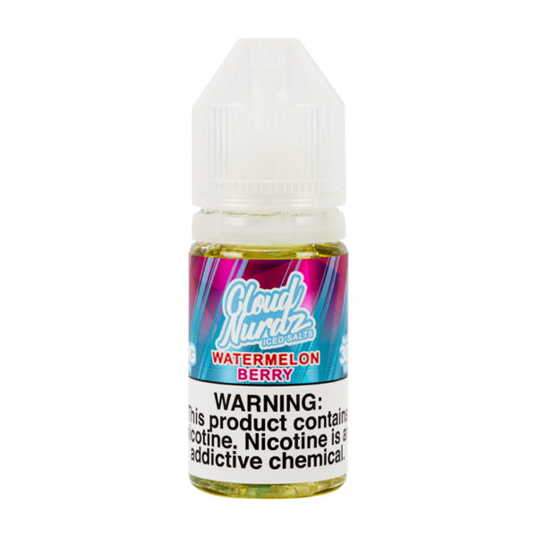 Iced Watermelon Berry by Cloud Nurdz Salts — Buy Online Australia | Buy Vape Online