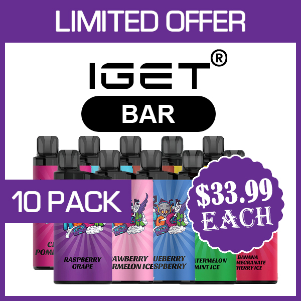 IGET BAR - 3500 PUFFS - 10 PACK — Buy Online Australia | Buy Vape Online