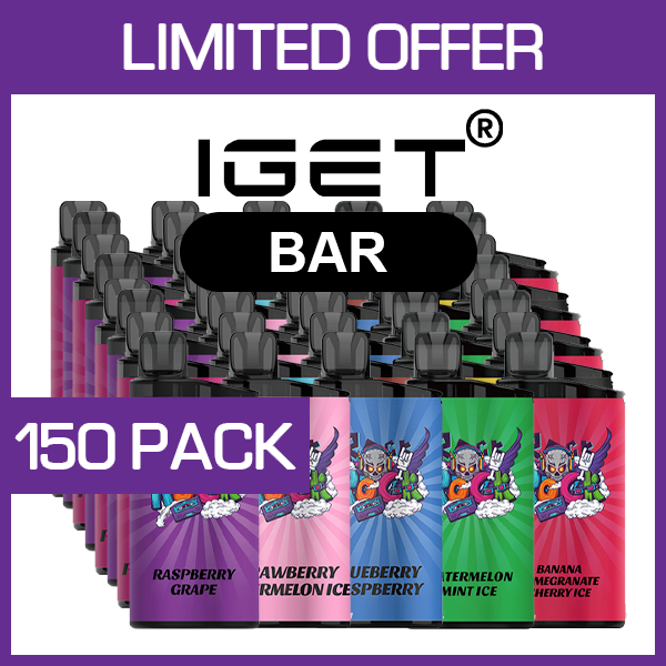 IGET BAR - 3500 PUFFS - 150 PACK — Buy Online Australia | Buy Vape Online