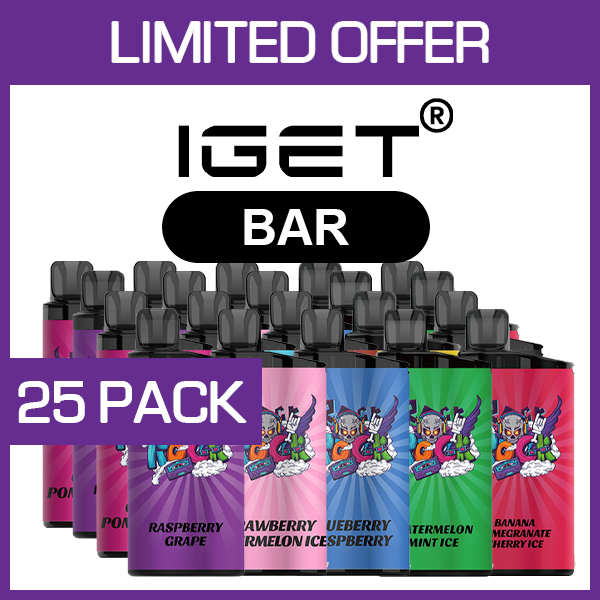 IGET BAR - 3500 PUFFS - 25 PACK — Buy Online Australia | Buy Vape Online