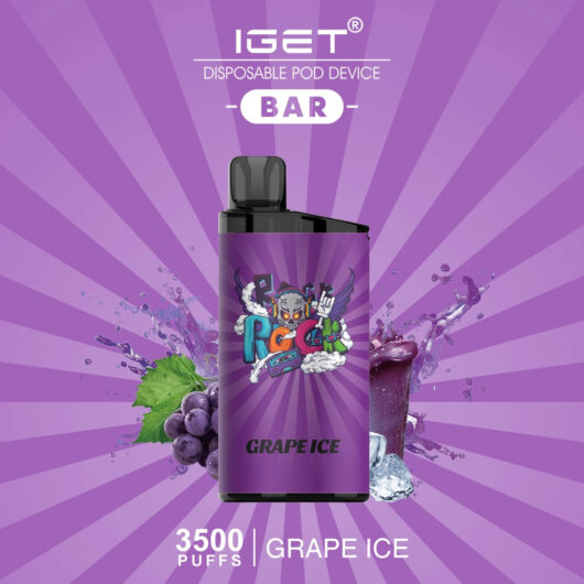 IGET BAR GRAPE ICE - 3500 PUFFS — Buy Online Australia | Buy Vape Online