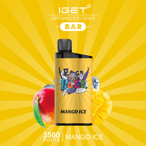 IGET BAR MANGO - 3500 PUFFS — Buy Online Australia | Buy Vape Online