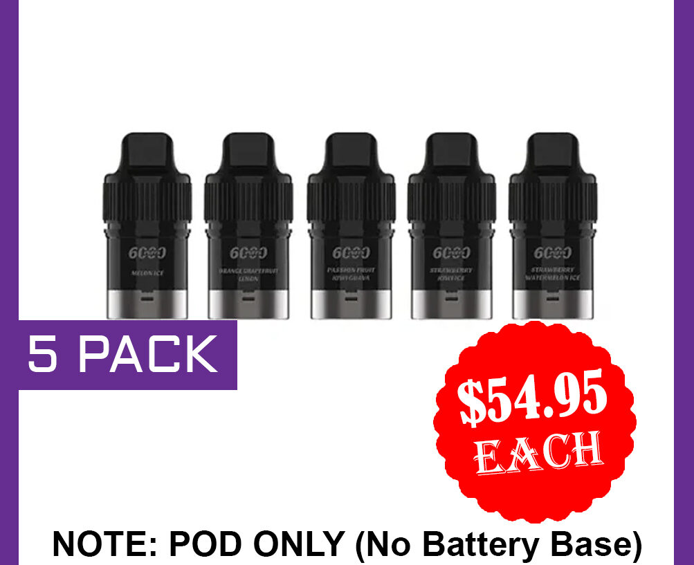 IGET BAR PLUS - POD ONLY - 10 PACK - 6000 PUFFS (No Battery Base) — Buy Online Australia | Buy Vape Online