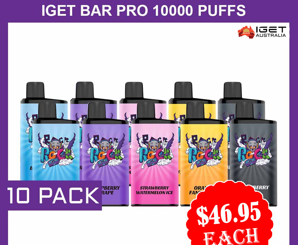 IGET BAR PRO 10000 PUFFS - 10 PACK — Buy Online Australia | Buy Vape Online