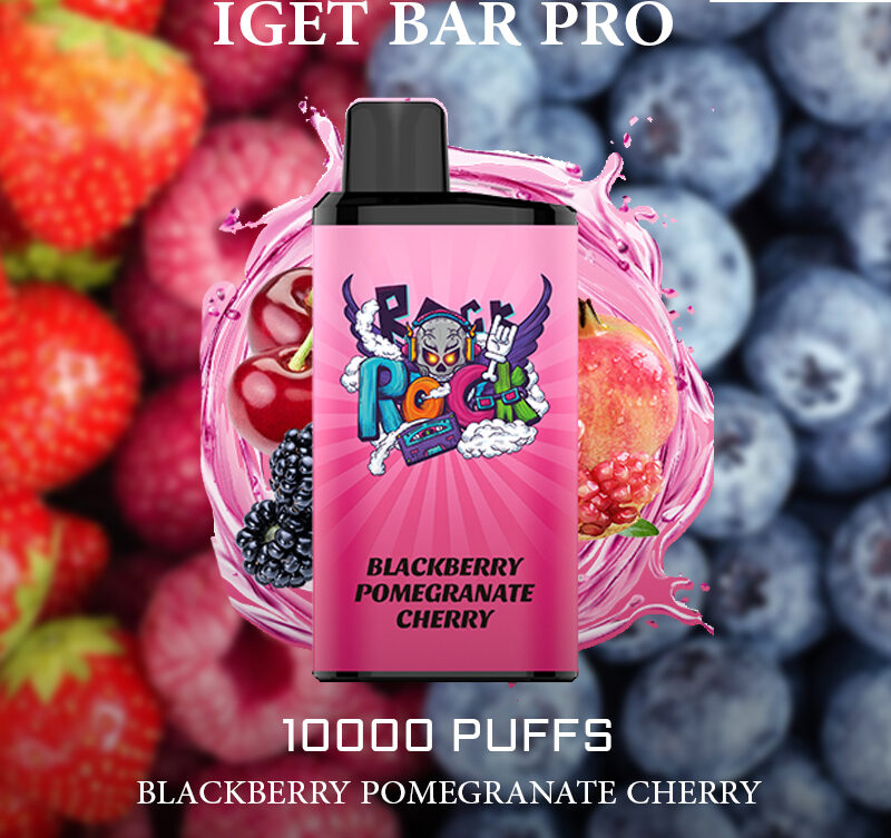 IGET BAR PRO - BLACKBERRY POMEGRANATE CHERRY - 10000 PUFFS — Buy Online Australia | Buy Vape Online