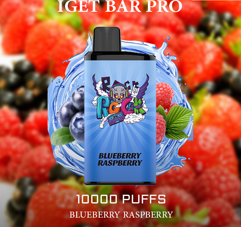 IGET BAR PRO - BLUEBERRY RASPBERRY - 10000 PUFFS — Buy Online Australia | Buy Vape Online