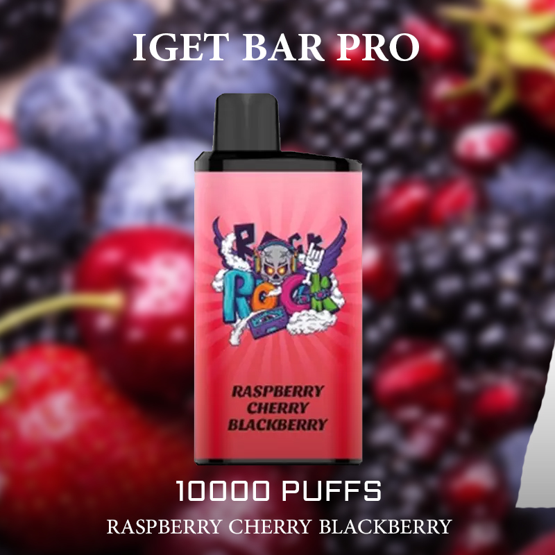 IGET BAR PRO RASPBERRY CHERRY BLACKBERRY - 10000 PUFFS — Buy Online Australia | Buy Vape Online