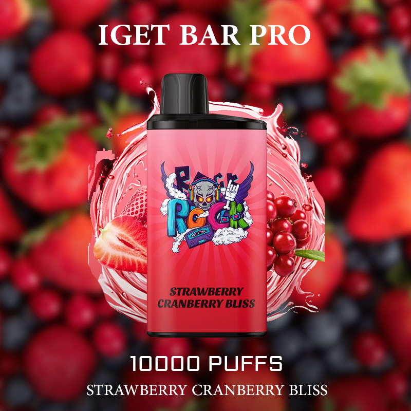 IGET BAR PRO STRAWBERRY CRANBERRY BLISS - 10000 PUFFS — Buy Online Australia | Buy Vape Online