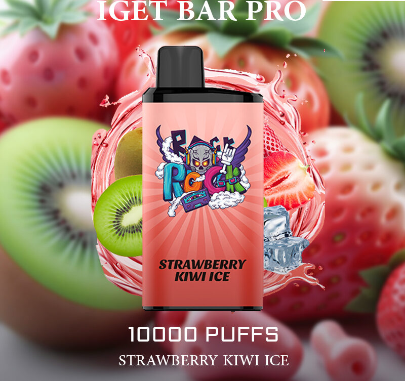 IGET BAR PRO - STRAWBERRY KIWI ICE - 10000 PUFFS — Buy Online Australia | Buy Vape Online