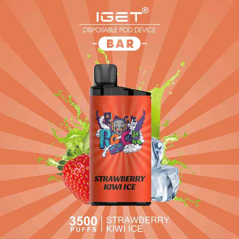 IGET BAR STRAWBERRY KIWI ICE - 3500 PUFFS — Buy Online Australia | Buy Vape Online