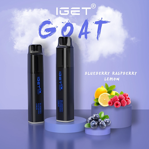 IGET GOAT BLUEBERRY RASPBERRY LEMON - 5000 PUFFS — Buy Online Australia | Buy Vape Online