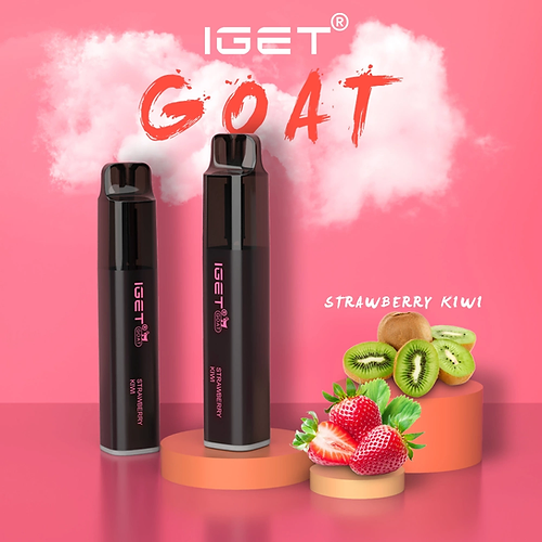 IGET GOAT STRAWBERRY KIWI - 5000 PUFFS — Buy Online Australia | Buy Vape Online
