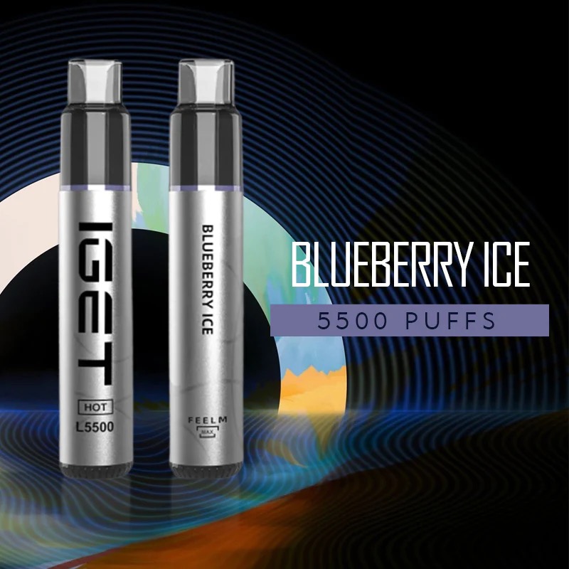 IGET HOT BLUEBERRY ICE - 5500 PUFFS — Buy Online Australia | Buy Vape Online