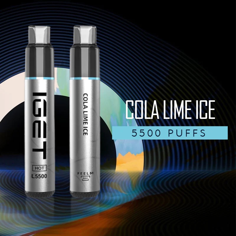 IGET HOT COLA LIME ICE - 5500 PUFFS — Buy Online Australia | Buy Vape Online