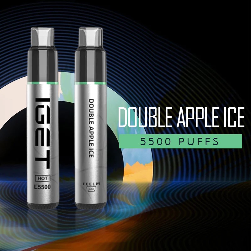 IGET HOT DOUBLE APPLE ICE - 5500 PUFFS — Buy Online Australia | Buy Vape Online