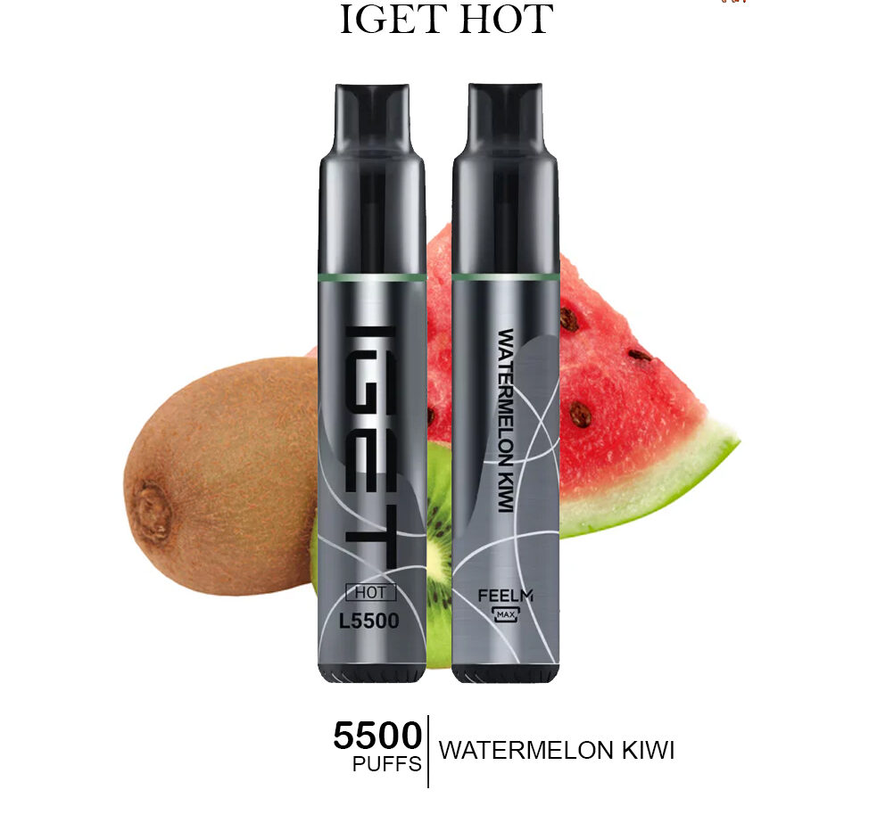 IGET HOT WATERMELON KIWI - 5500 PUFFS — Buy Online Australia | Buy Vape Online