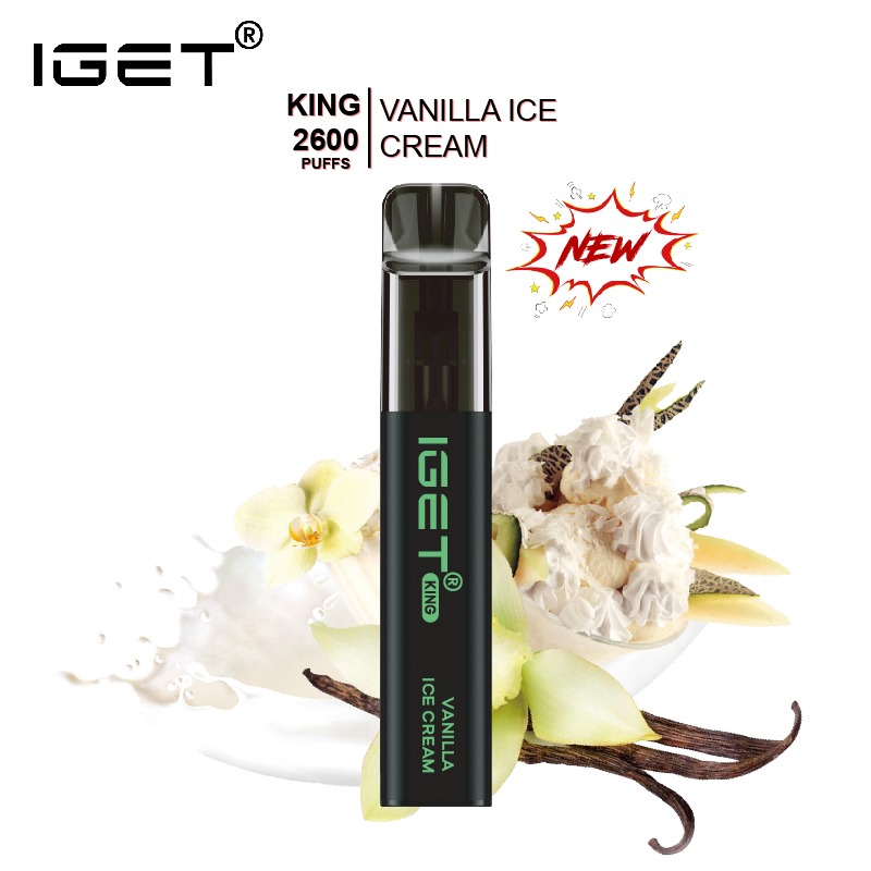 IGET KING VANILLA ICE CREAM - 2600 PUFFS — Buy Online Australia | Buy Vape Online