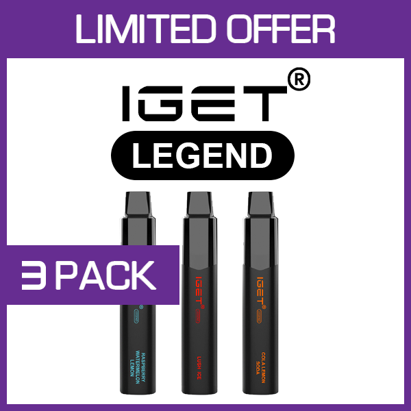 IGET LEGEND - 4000 PUFFS - 50 PACK — Buy Online Australia | Buy Vape Online