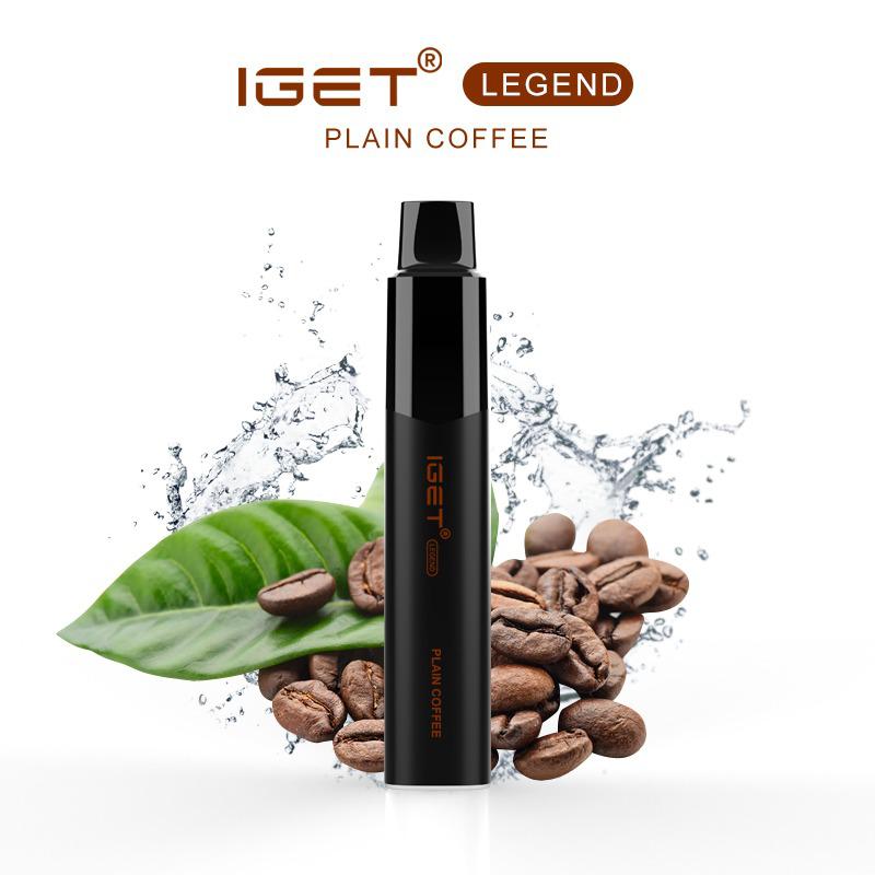 IGET LEGEND PLAIN COFFEE - 4000 PUFFS — Buy Online Australia | Buy Vape Online