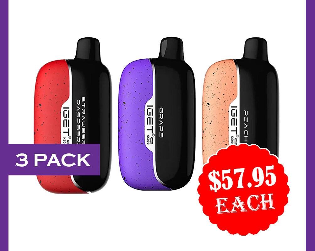 IGET MOON 5000 PUFFS - 3 PACK — Buy Online Australia | Buy Vape Online