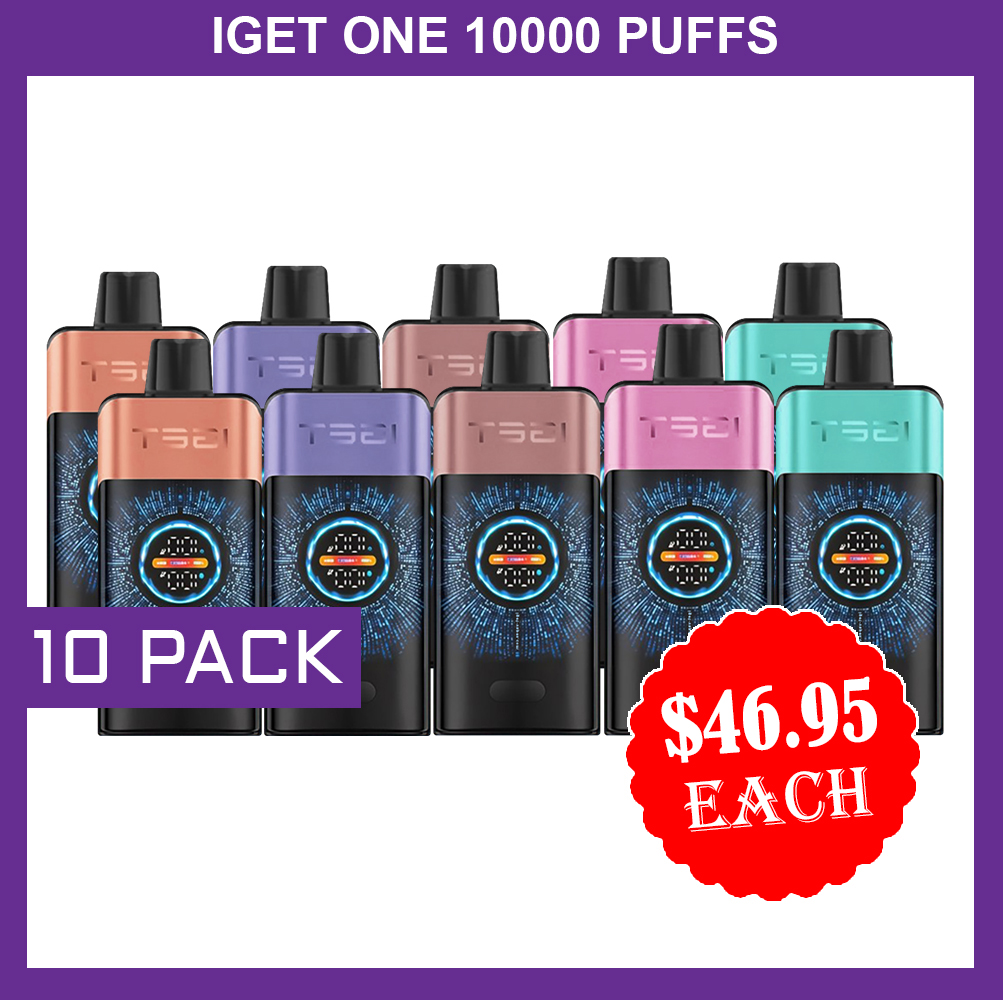 IGET ONE 12000 PUFFS - 10 PACK — Buy Online Australia | Buy Vape Online