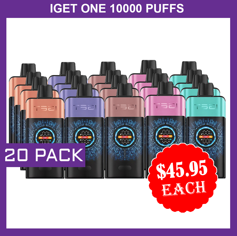 IGET ONE 12000 PUFFS - 20 PACK — Buy Online Australia | Buy Vape Online