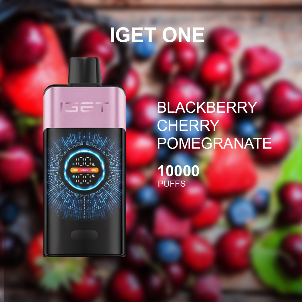 IGET ONE BLACKBERRY CHERRY POMEGRANATE - 12000 PUFFS — Buy Online Australia | Buy Vape Online